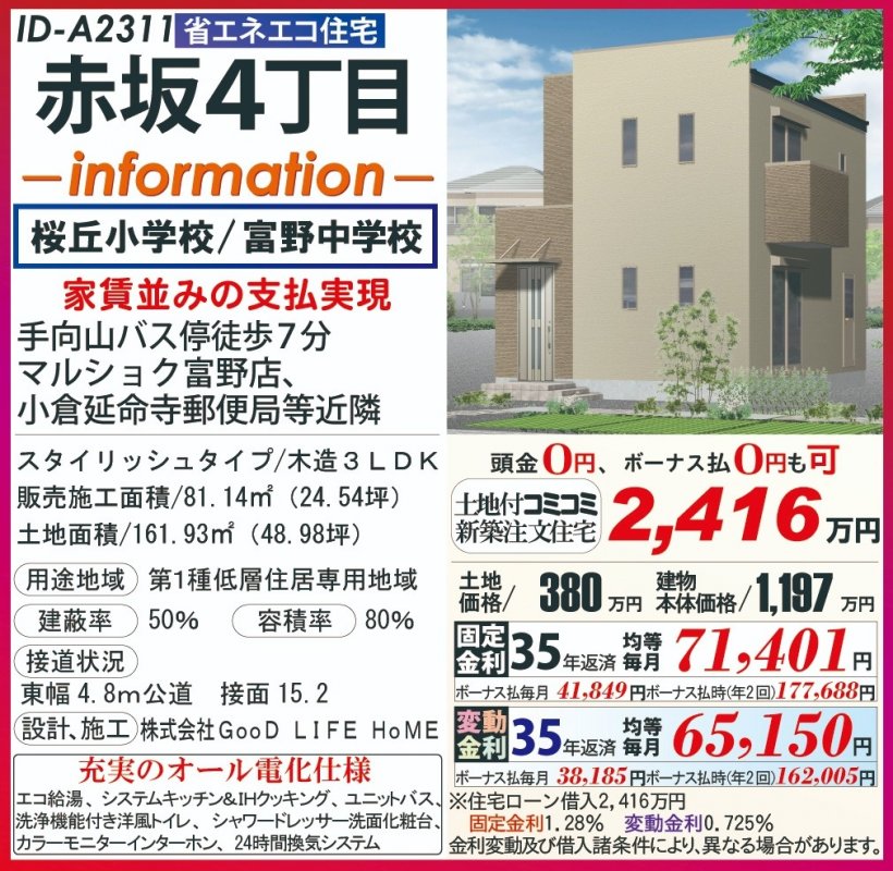 メイン物件写真：クリックして拡大画像を表示する