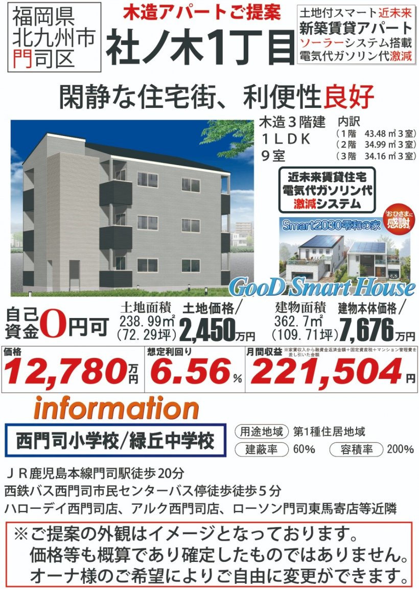 メイン物件写真：クリックして拡大画像を表示する